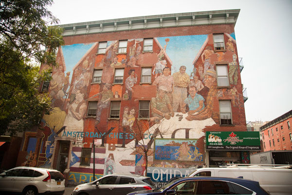 The Spirit of East Harlem mural Hank Prussing Manny Vega