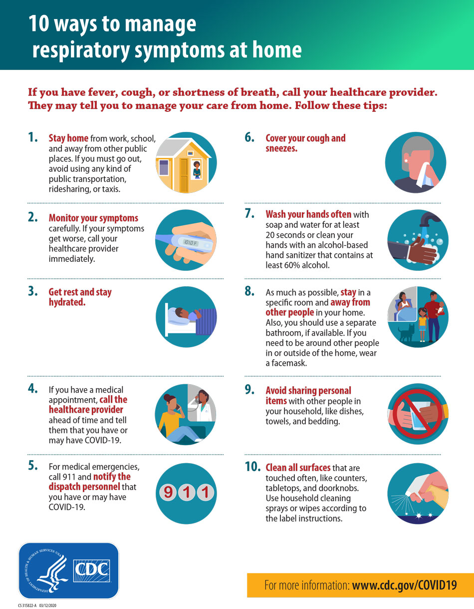 center for disease control 10 tips